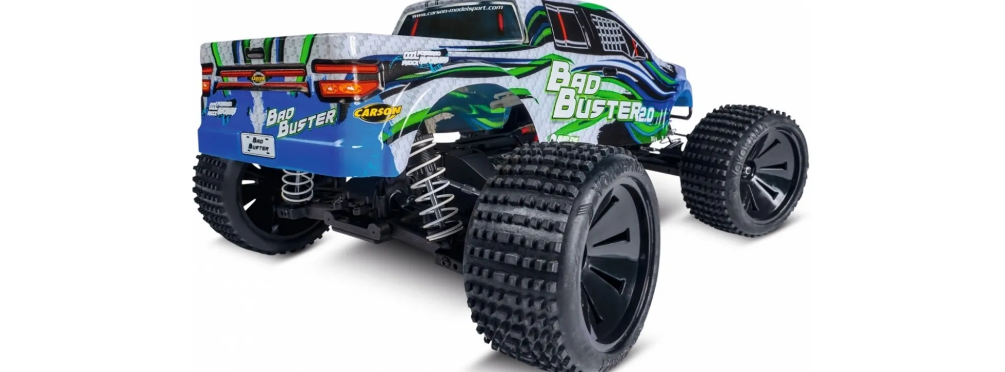 CARSON 500402129 Bad Buster 2.0 4WD X10 | 2.4GHz | RC Auto Komplett-RTR 1:10