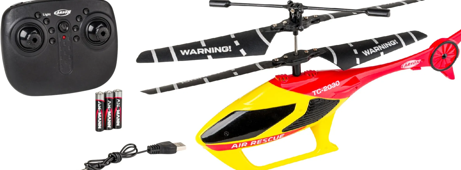CARSON 500507195 Cyber Copter Rescue | 2.4GHz | RTF | RC Hubschrauber