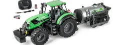CARSON 500907706 Deutz-Traktor 8280 TTV mit Fassanhänger | RTR | 2,4 GHz | RC-Traktor 1:16