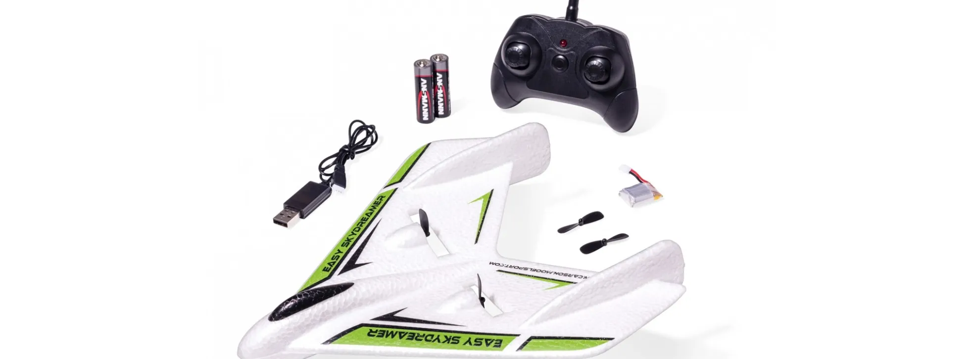 CARSON 500505035 Easy Skydreamer grün | 2.4GHz | RTF | RC Flugzeug