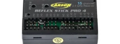 CARSON 500501552 Empfänger für Reflex Stick Pro 4 | 15-Kanal | 2.4GHz
