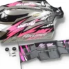 CARSON 801040 Karosserie-Set Akuma pink/grau | RC-Car Zubehör 1:8