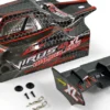 CARSON 500801034 Karosserie Virus XL schwarz/rot | für RC Auto 1:8