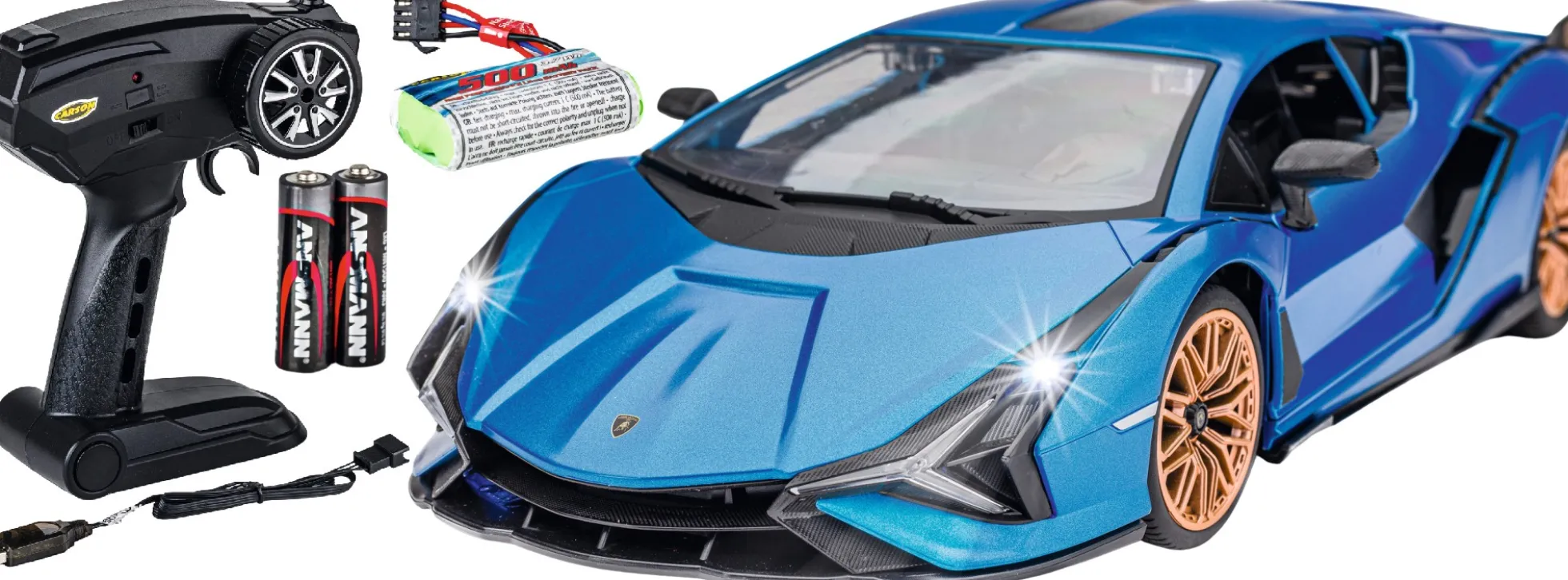 CARSON 500404356 Lamborghini Sian | 2.4GHz | RTR | RC Auto 1:14