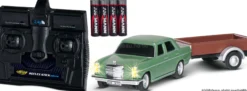 CARSON 500504169 MB 200/8 grün mit Anhänger | 2.4GHz | RC Auto 1:87 Spur H0