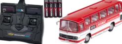CARSON 500504144 MB O 302 Bus, rot | 2.4GHz | RC Auto 1:87 Spur H0