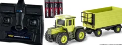 CARSON 500504173 MB Trac 1800 mit Anhänger | 2.4GHz | RC Traktor 1:87 Spur H0