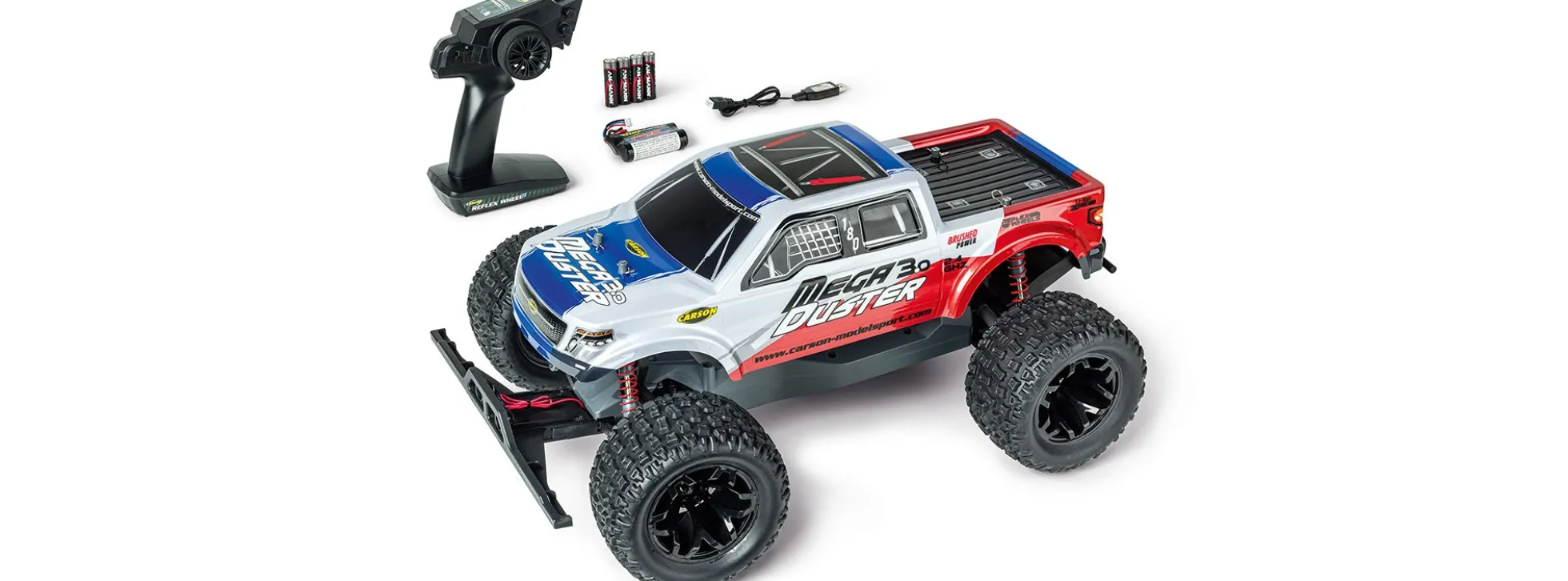 CARSON 500404292 Mega Duster 3.0 | 2.4Ghz | RTR | RC Car 1:10