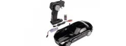 CARSON 500404310 Mercedes Benz SLS AMG schwarz | 2.4GHz | RTR | RC Auto 1:24