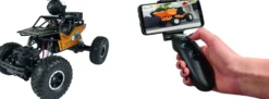 CARSON 500404192 Movie App Crawlee Gold | RC-Crawler mit Kamera | 2,4GHz | RTR | 1:14