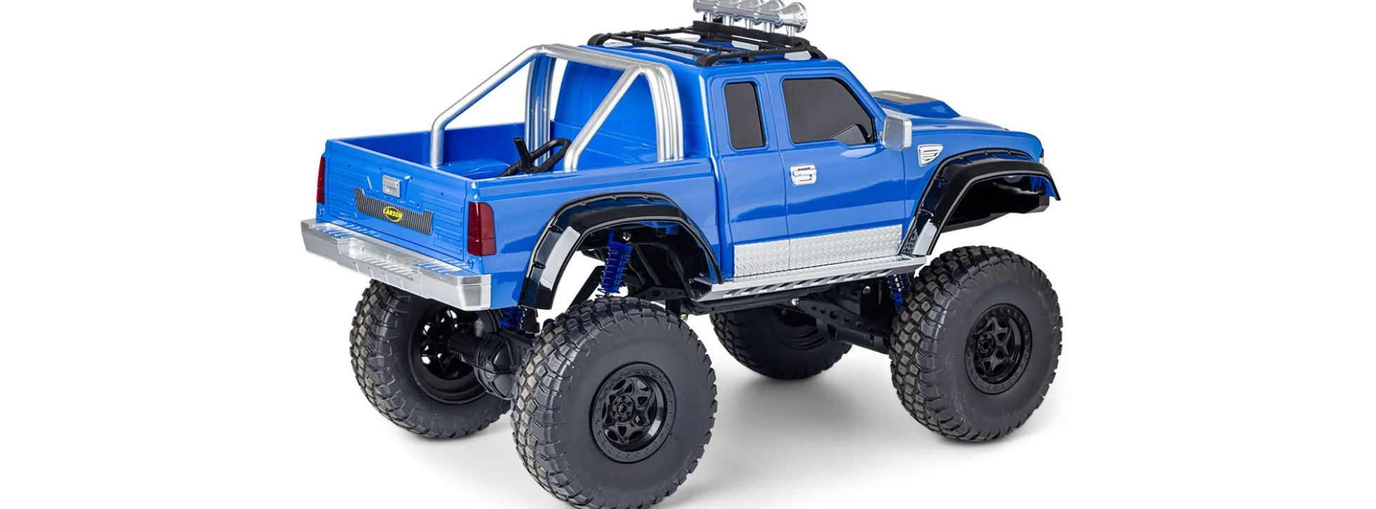 CARSON 500404241 Pickup Crawler blau | 2.4GHz | RC Auto Komplett-RTR 1:8