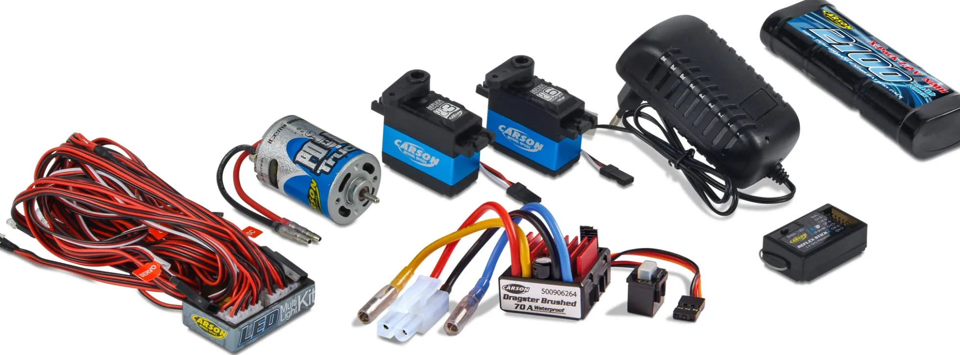 CARSON 500501015 Reflex Stick 2 Truck-Set | 2.4GHz | 6 Kanal