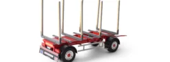 CARSON 500907622 Rungenanhänger Riedler | Bausatz für RC-Trucks 1:14