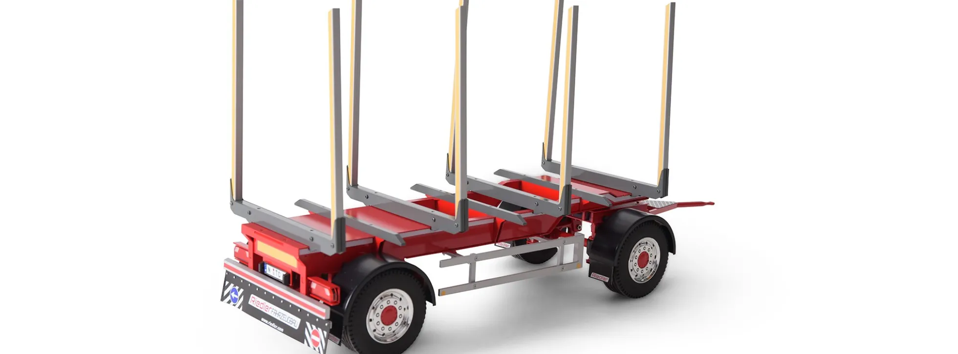 CARSON 500907622 Rungenanhänger Riedler | Bausatz für RC-Trucks 1:14