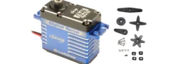 CARSON 500502067 Servo CS-46DS-BL St.Gr. JR/MG/WP/0,10 | Standardgröße | Wasserfest