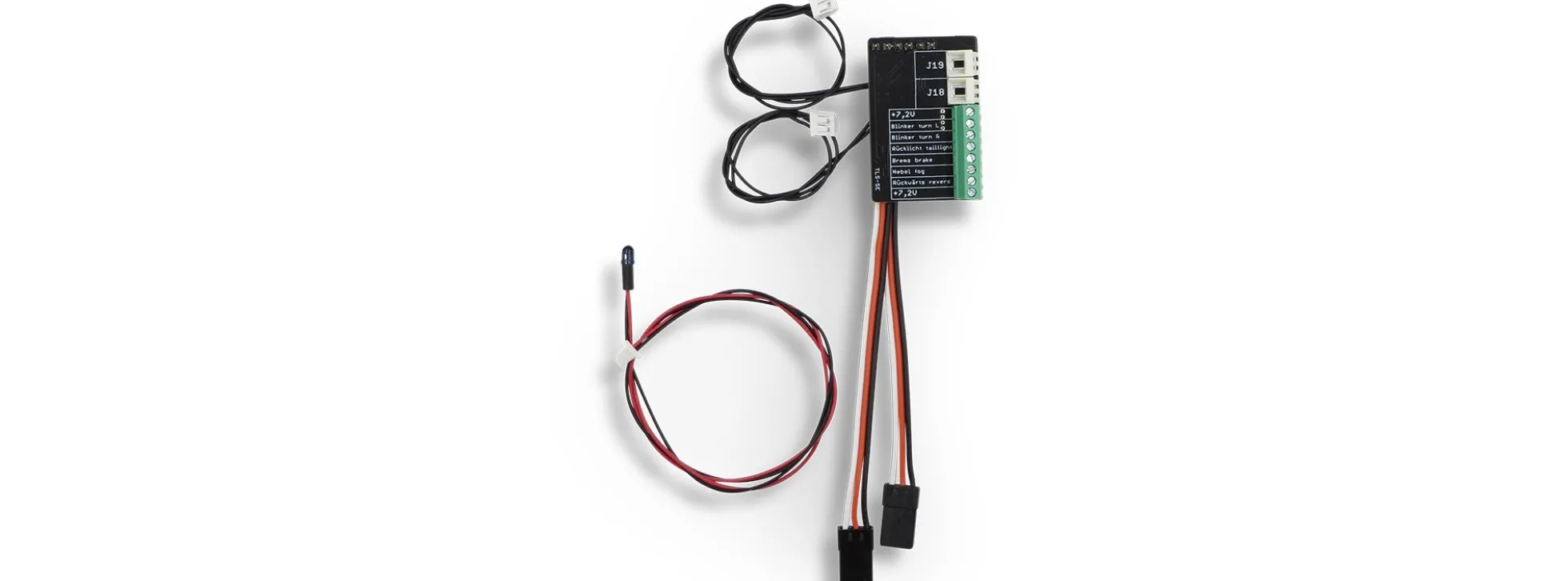 CARSON 500907710 Tiefladersteuerung MFC TLS IR Sender | für RC-Truck 1:14