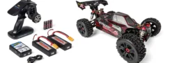 CARSON 500409080 Virus 4.2 XL schwarz/rot | 2.4 GHz | RTR | RC Car 1:8