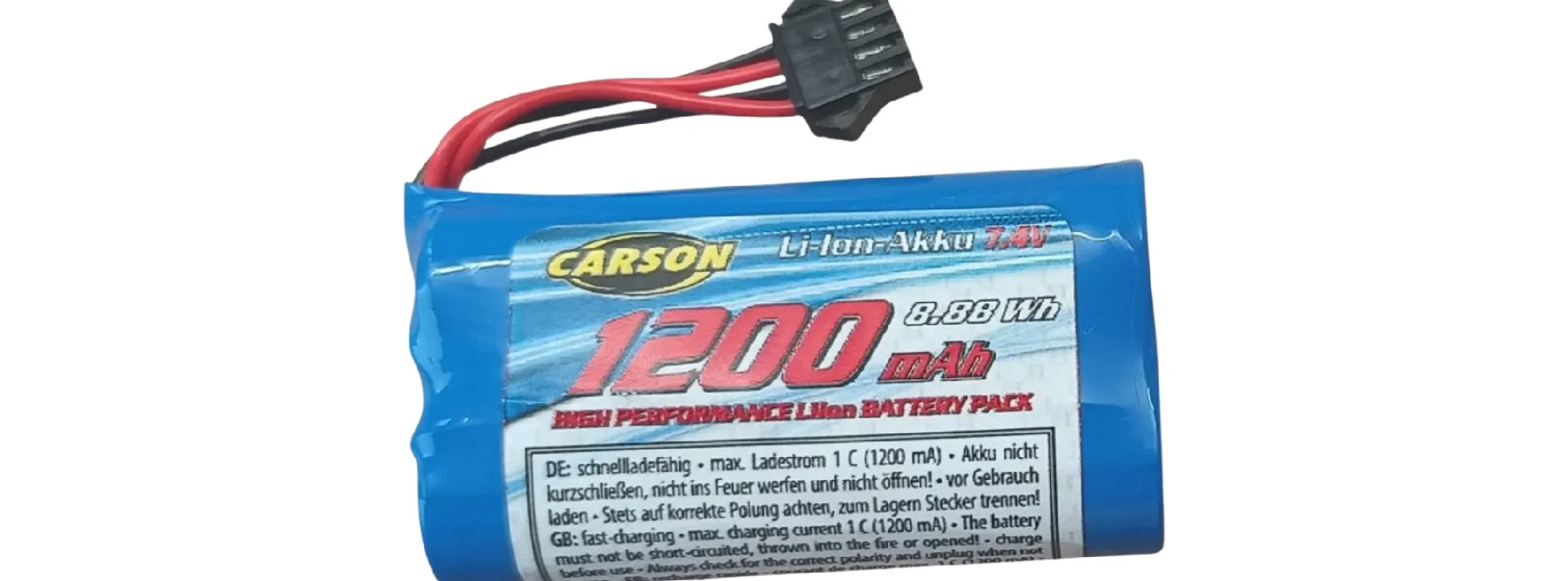 CARSON 500608318 7,4V | 1200mAh | LiIon | für Akku Rock Rider