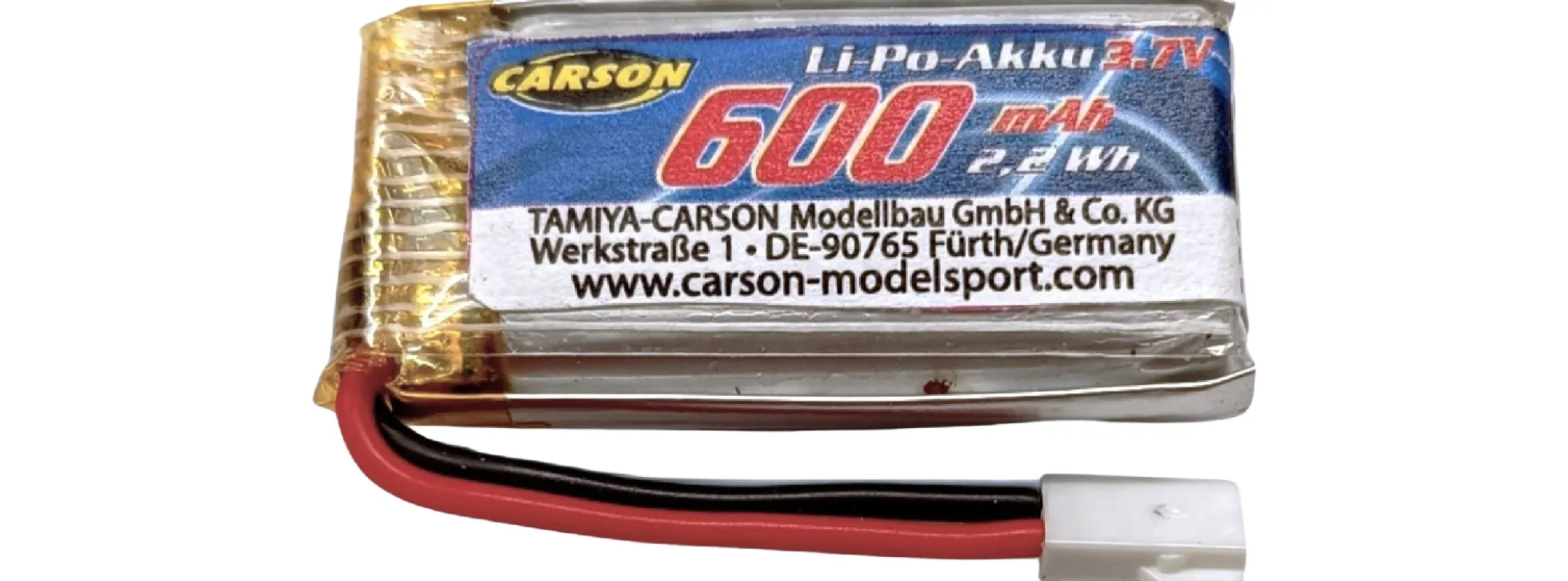 CARSON 500608311 3,7V | 600mAh | LiPo | Akku für Cyber Drone