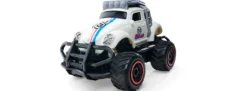 CARSON 500404317 VW Beetle Rally weiss | 2.4 GHz | RTR | RC Spielzeug 1:32