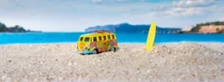 CARSON 500504150 VW T1 Bus Flower Power | 2.4GHz | RC Auto 1:87 Spur H0