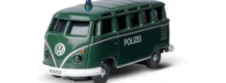 CARSON 500504152 VW T1 Polizei + Malteser Combo 2.4GHz | RTR | RC Autos 1/87 Spur H0