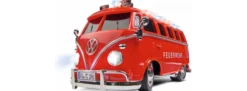CARSON 500907325 VW T1 Samba Bus Feuerwehr | 2.4GHz | RC Auto Komplett-RTR 1:14