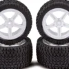 CARSON 500900205 2WD All-Terrain Räder | 4 Stück | für RC-Cars 1:10