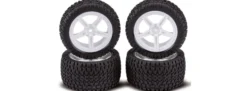 CARSON 500900205 2WD All-Terrain Räder | 4 Stück | für RC-Cars 1:10