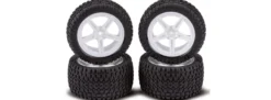 CARSON 500900204 2WD/4WD All-Terrain Räder | 4 Stück | für RC-Cars 1:10