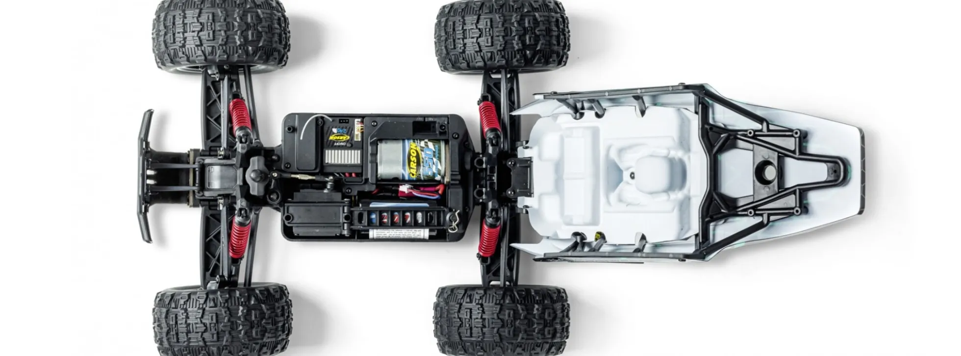 CARSON 500404255 XS Offroad Fighter Cage rot | RC Auto Komplett-RTR 1:10