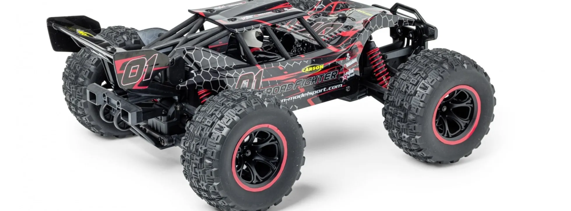 CARSON 500404255 XS Offroad Fighter Cage rot | RC Auto Komplett-RTR 1:10