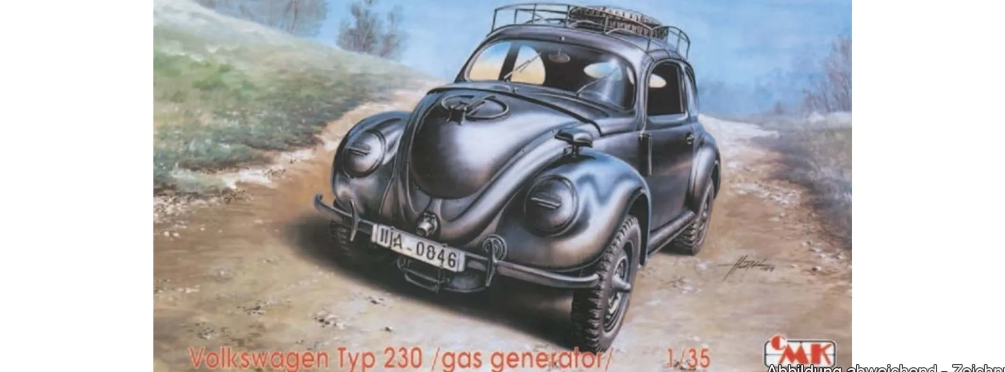 CMK T35017 VW Typ 230 mit Holzvergaser | Auto Bausatz 1:35