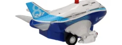 DARON 86PB-744-1A Pullback Boeing 747-8 Pullback Toy | mit Licht und Sound | Spielflugzeug