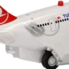 DARON 86PB-287A Turkish Airlines Pullback Toy | mit Licht und Sound | Spielflugzeug