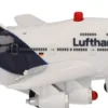 DARON 86PB-055 Lufthansa Pullback Toy | mit Licht und Sound | Spielflugzeug