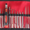 DONAU-ELEKTRONIK WZS18 18-tlg. Set Präzisions-Werkzeuge in Gürteltasche | Modellbauwerkzeug
