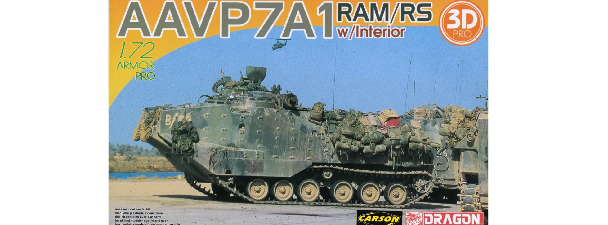 DRAGON 7619 AAVP7A1 RAM/RS mit Innenaustattung | Panzer Bausatz 1:72