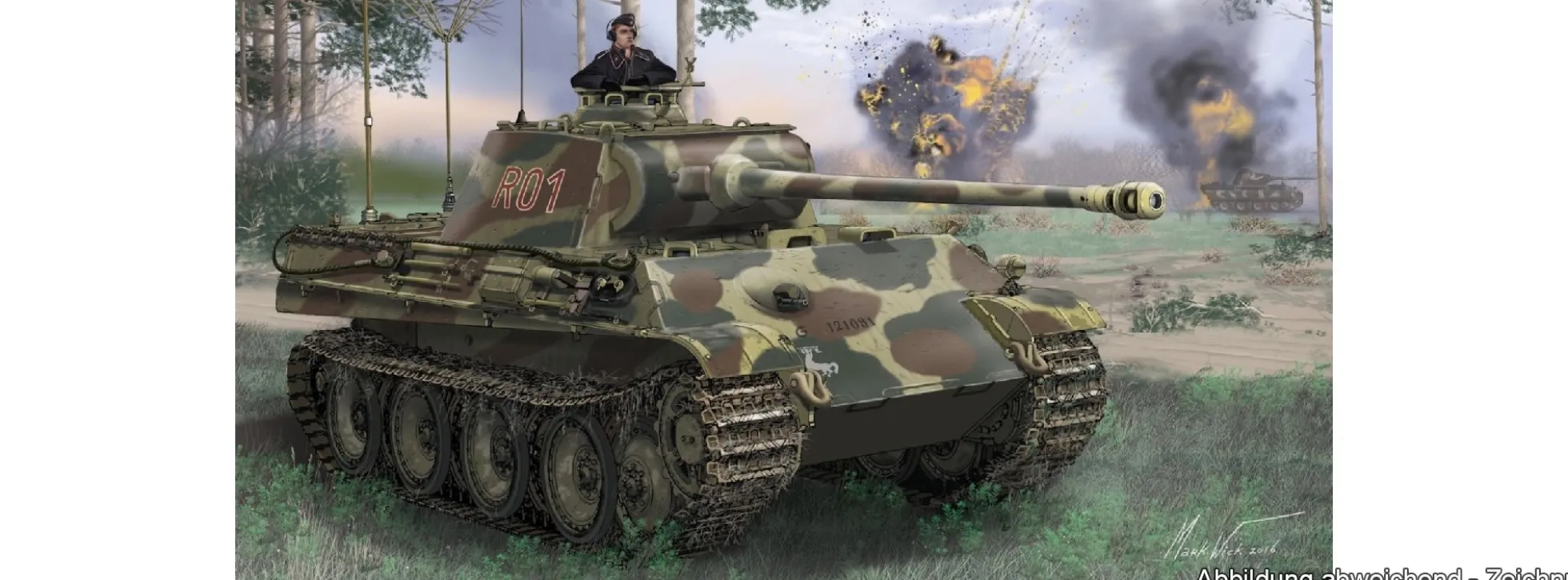 DRAGON 6841 Befehls Panther Ausf. G | Panzer Bausatz 1:35