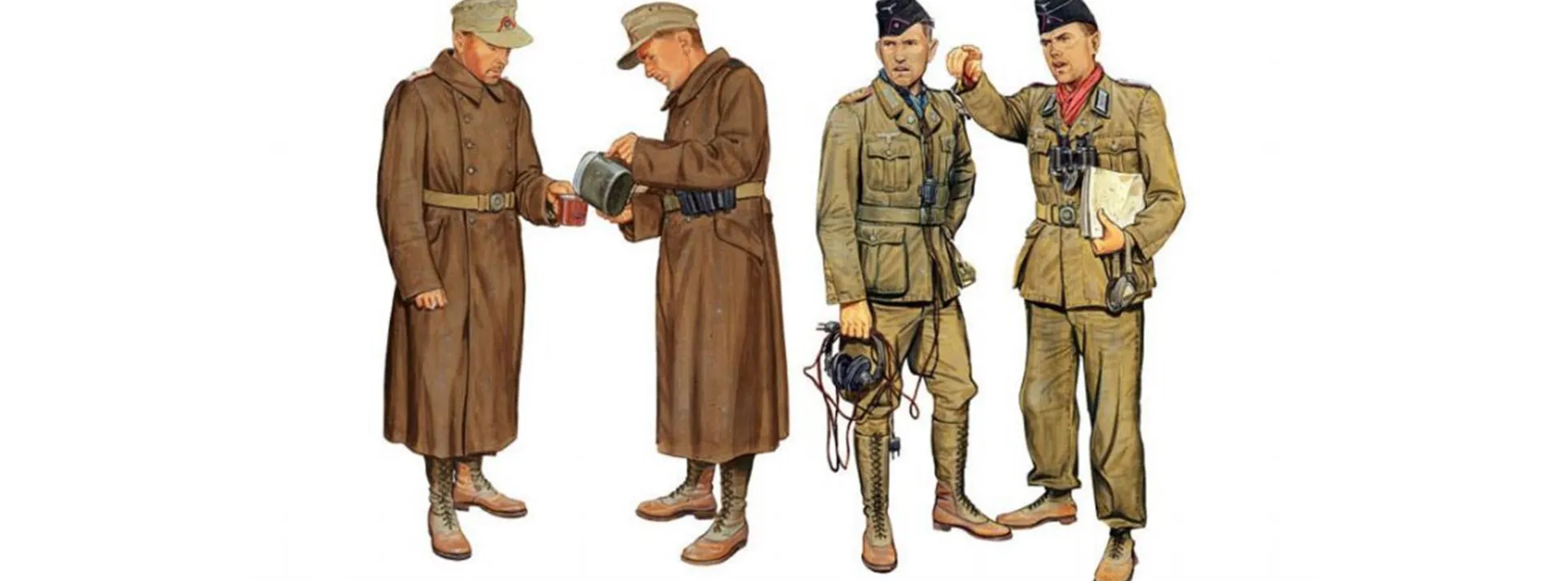 DRAGON 6693 DAK Panzer and Artillery Crew Libya 1941 | Militär Bausatz 1:35