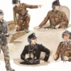 DRAGON 6014 Deutsche Panzerbesatzung 1944/45 | Militär Bausatz 1:35