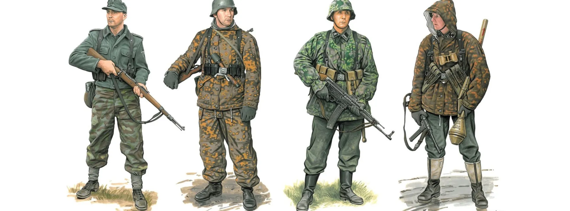 DRAGON 6704 Deutsche Waffen Grenadiere 1944-45 | Militär Bausatz 1:35