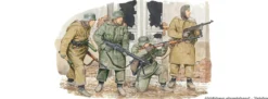 DRAGON 6059 Figuren Set Panzer Grenadiere Kharkov 1943 | 4 Stück | Militär Bausatz 1:35