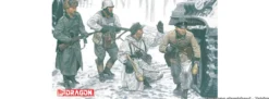 DRAGON 6455 11. Frw. Pz. Gren. Div Nordland 1945 | 4 Stück | Militär Bausatz 1:35