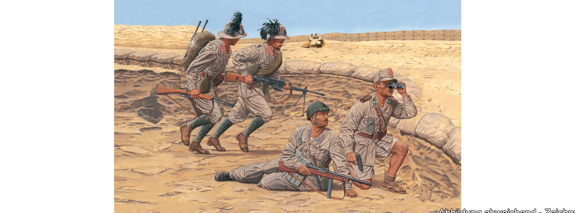 DRAGON 6391 Italian Infantry El Alamein 1942 | Figuren Bausatz 1:35