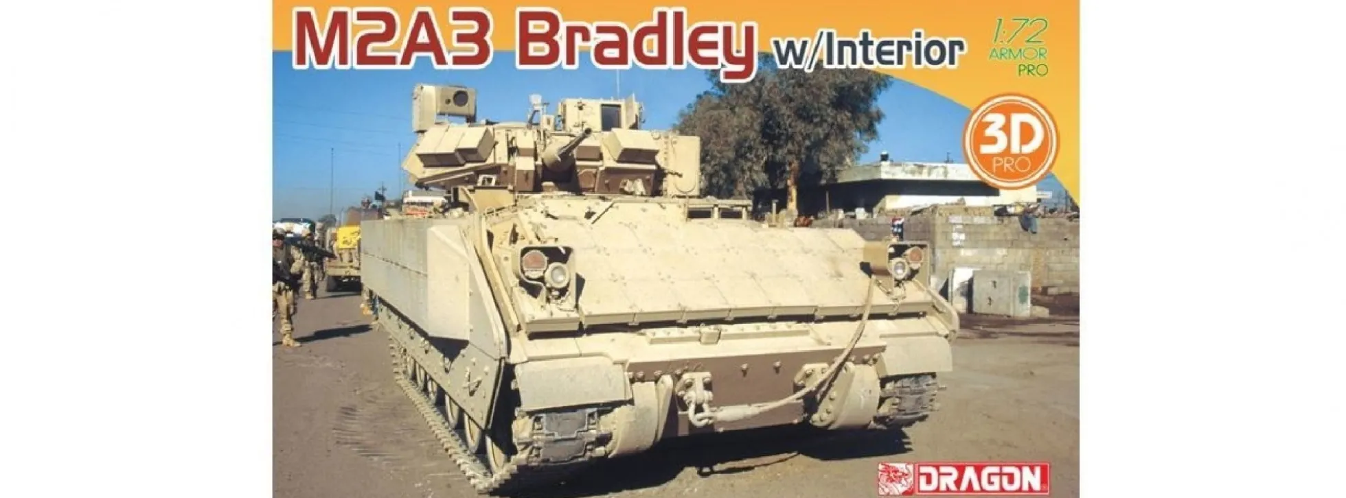 DRAGON 7610 M2A3 Bradley | mit Interior | Panzer Bausatz 1:72