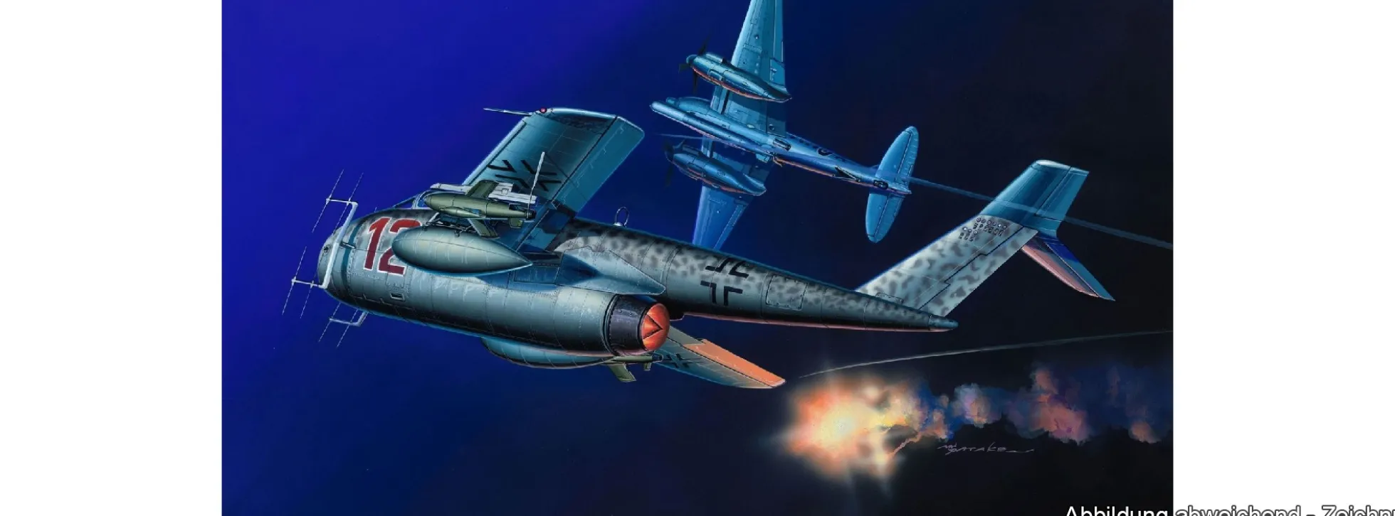 DRAGON 5014 Messerschmitt Me1101 Nachtjäger | Flugzeugbausatz 1:72