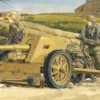 DRAGON 6250 PaK 40 7,5 cm Late Type mit Fallschirmjäger | Geschütz Bausatz 1:35