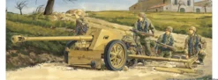 DRAGON 6250 PaK 40 7,5 cm Late Type mit Fallschirmjäger | Geschütz Bausatz 1:35