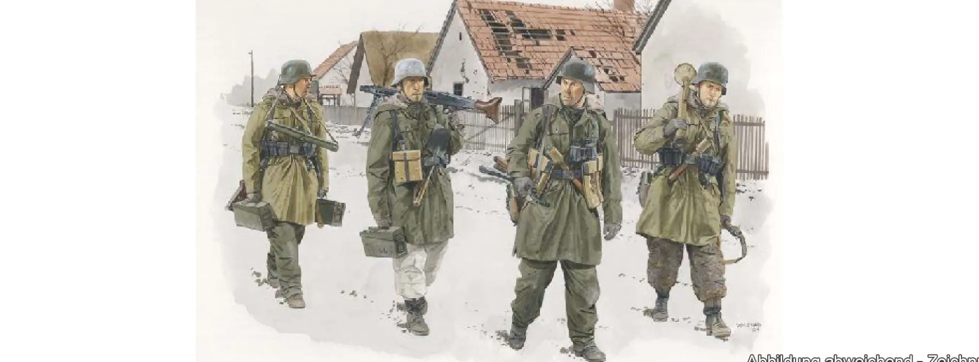 DRAGON 6194 Panzergrenadiere Wiking Division Ungarn 1945 | Militär Bausatz 1:35